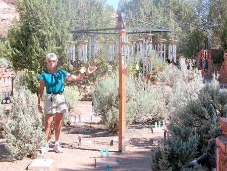 Judy at Gordie's Wind Chime Tree