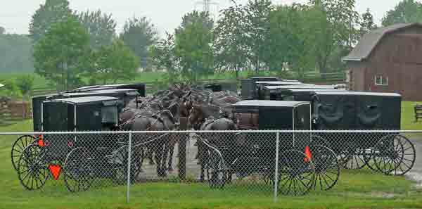 Amish Parking Lot