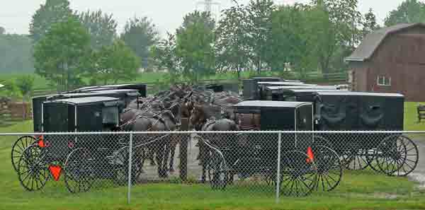 Amish Parking Lot