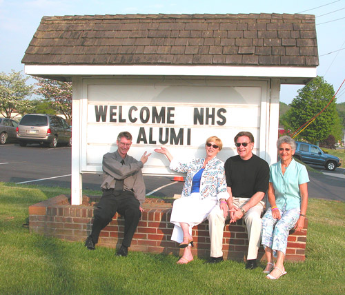 high school sign