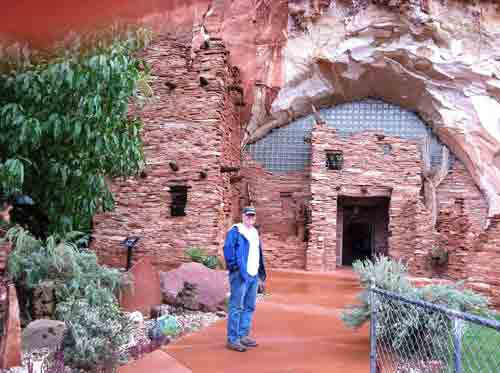 Outside Moqui Cave