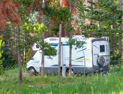 RV at Steamboat Lake