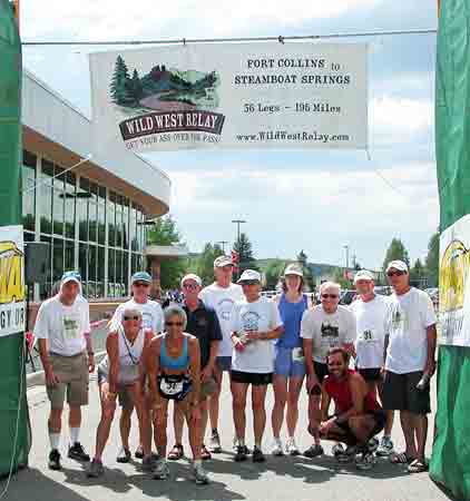 Team at the Finish