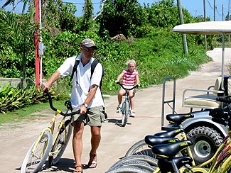 biking