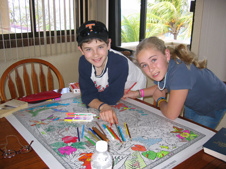 Griff and Julia Coloring
