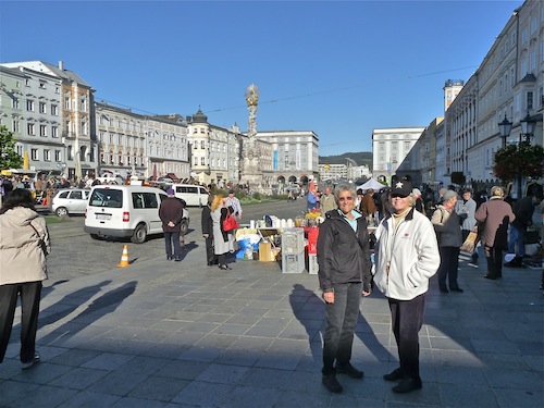 Judy and Caroline in Linz