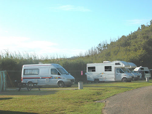 Campervan at Waipu Cove