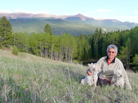 Judy and Dogs at Mueller