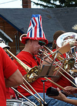 Hughes in Band