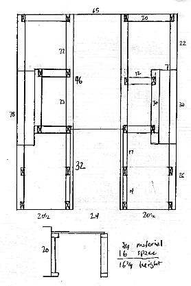 Bed design sketch