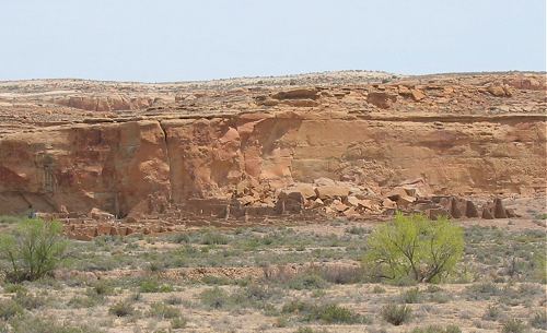 Pueblo Bonito from South Mesa