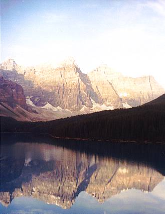 Moraine Lake and the Valley of the Ten Peaks